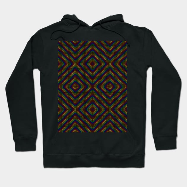 Rainbow Pattern 2 Hoodie by NightserFineArts